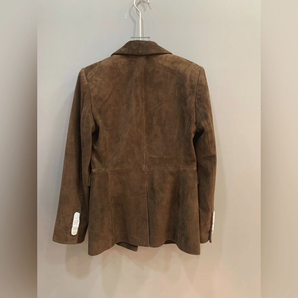 Veronica Beard Duane Suede Single-Breasted Dickey Jacket - Picture 10 of 11
